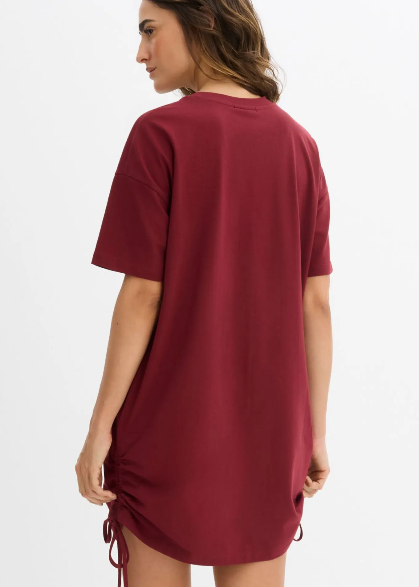Vestido de punto de mezcla de algodón elástico