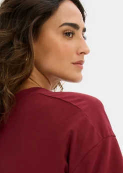 Vestido de punto de mezcla de algodón elástico