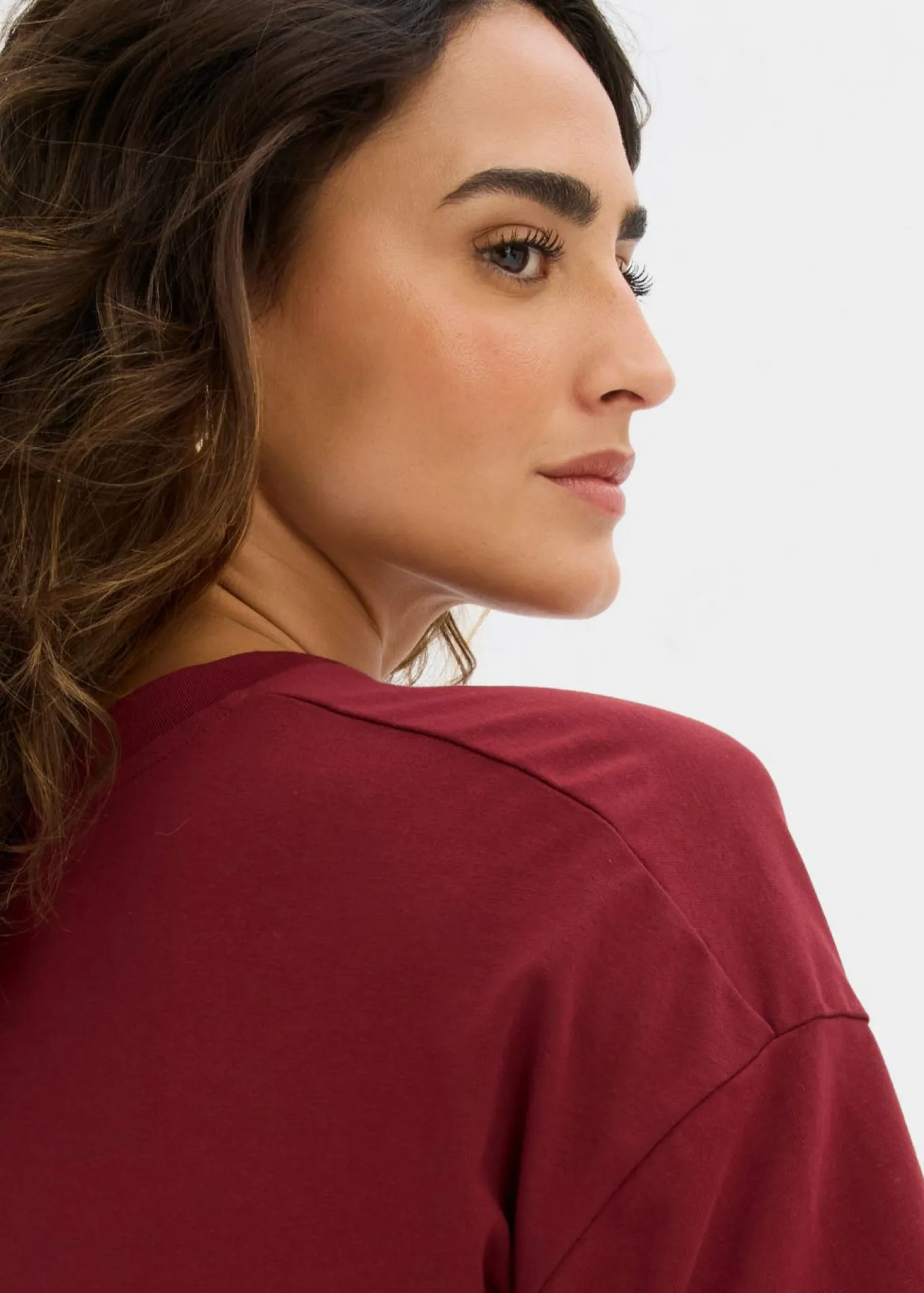 Vestido de punto de mezcla de algodón elástico
