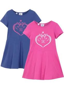 Vestido de punto de puro algodón orgánico (2 unidades)