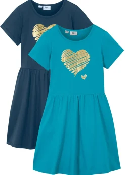 Vestido de punto de puro algodón orgánico (2 unidades)