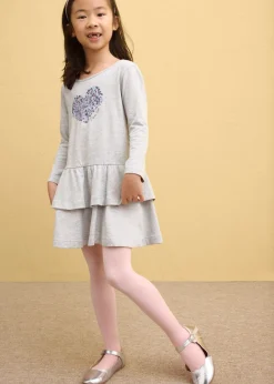 Vestido de punto de puro algodón orgánico (2 unidades)