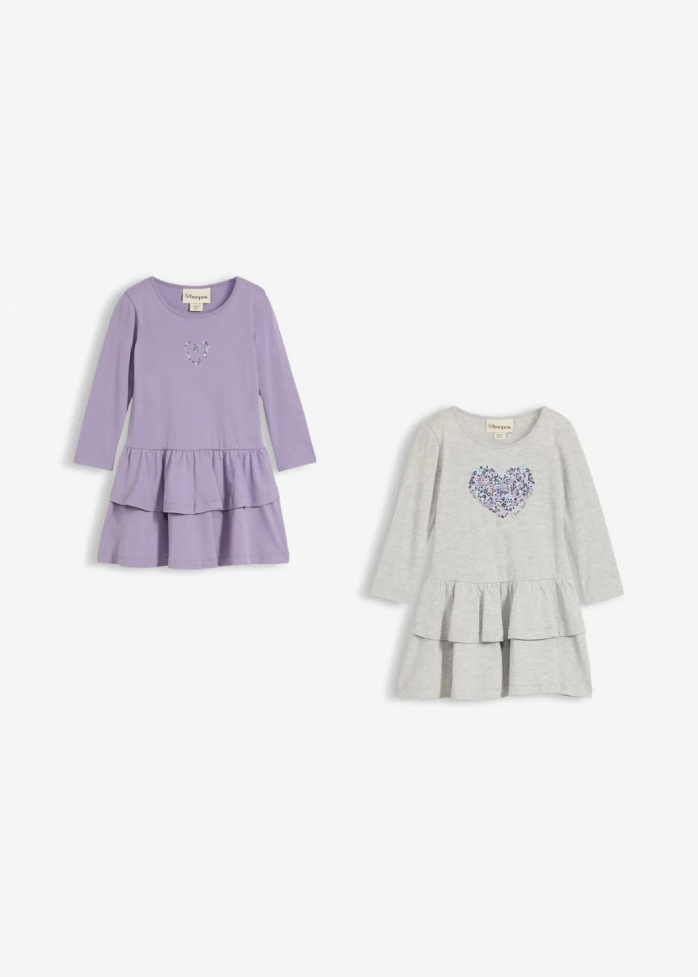 Vestido de punto de puro algodón orgánico (2 unidades)