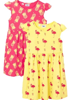 Vestido de punto de puro algodón orgánico (2 unidades)