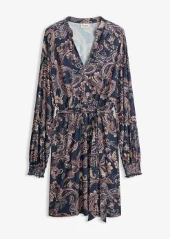 Vestido de punto de suave mezcla de viscosa