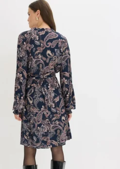 Vestido de punto de suave mezcla de viscosa