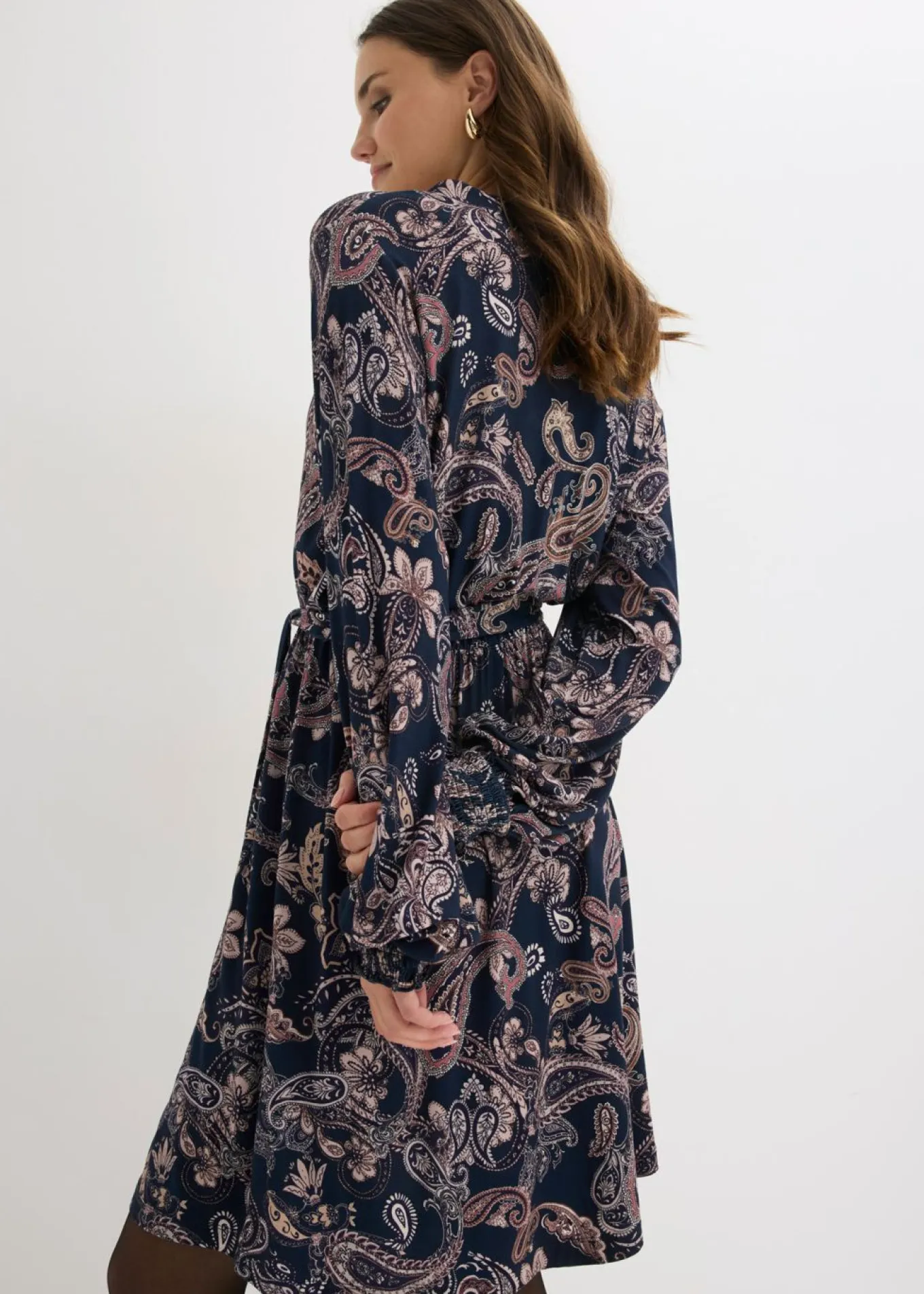 Vestido de punto de suave mezcla de viscosa