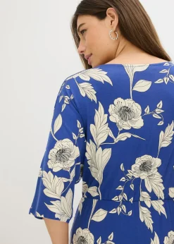 Vestido de punto de suave mezcla de viscosa