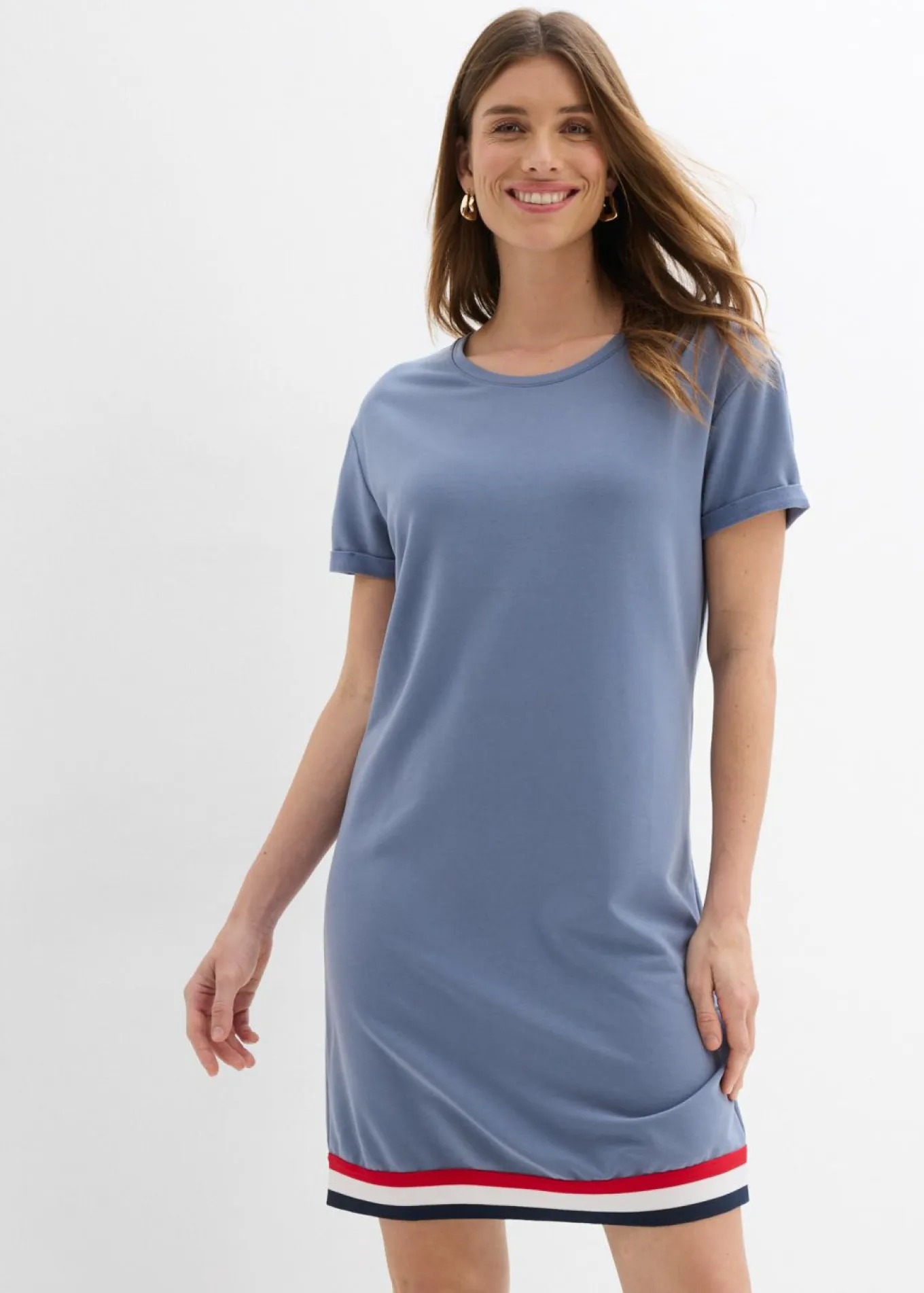 Vestido de punto de suave mezcla de viscosa
