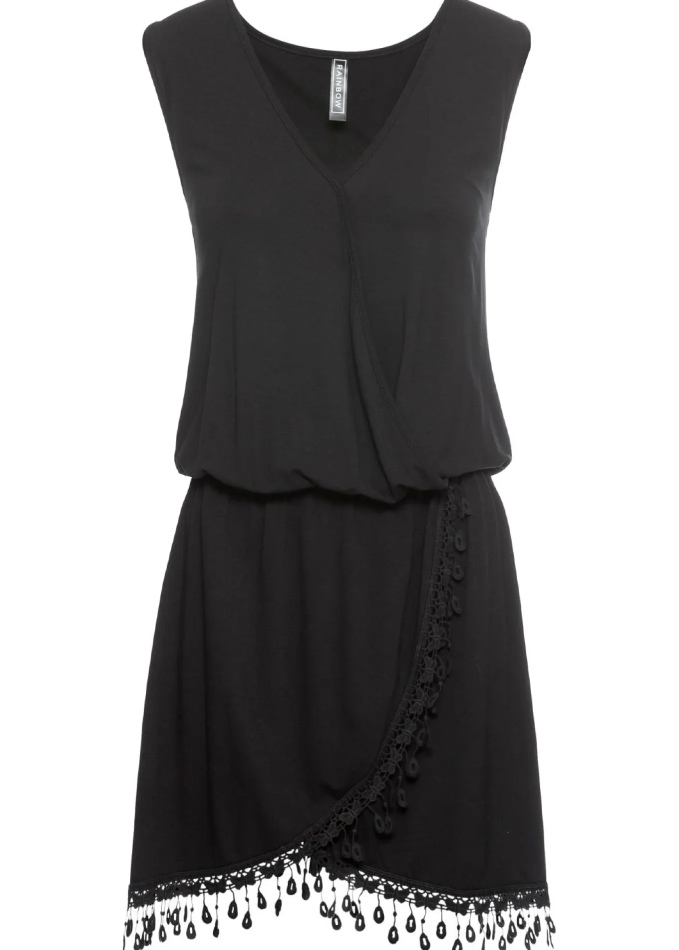 Vestido de punto de viscosa fluida