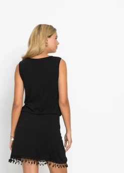 Vestido de punto de viscosa fluida