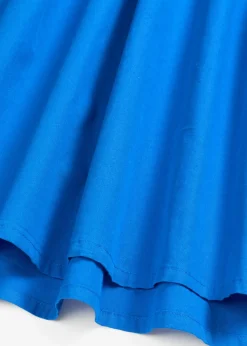 Vestido de punto en mezcla de materiales