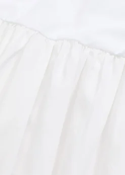 Vestido de punto en mezcla de materiales