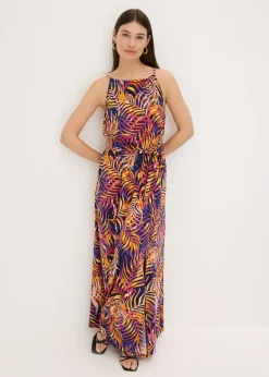 Vestido de punto estampado