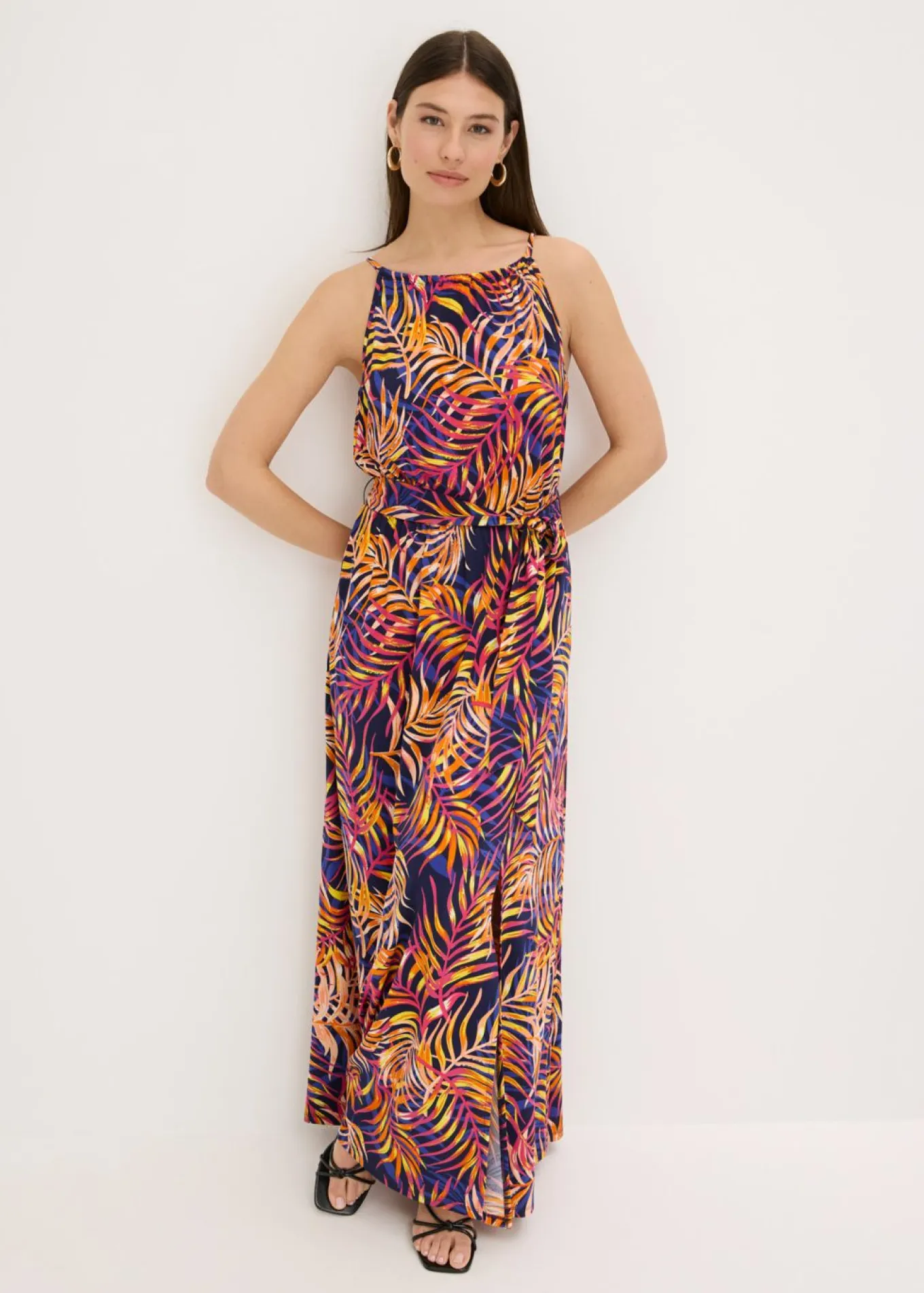 Vestido de punto estampado