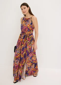 Vestido de punto estampado