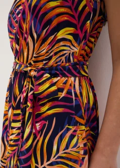 Vestido de punto estampado