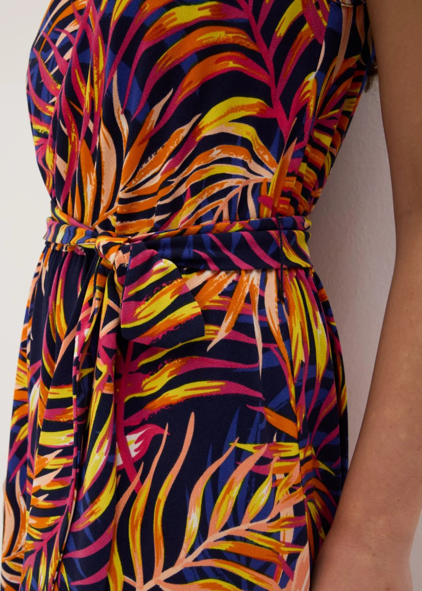 Vestido de punto estampado