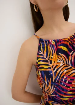Vestido de punto estampado