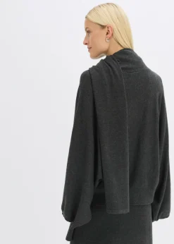 Vestido de punto fino de mezcla de viscosa suave