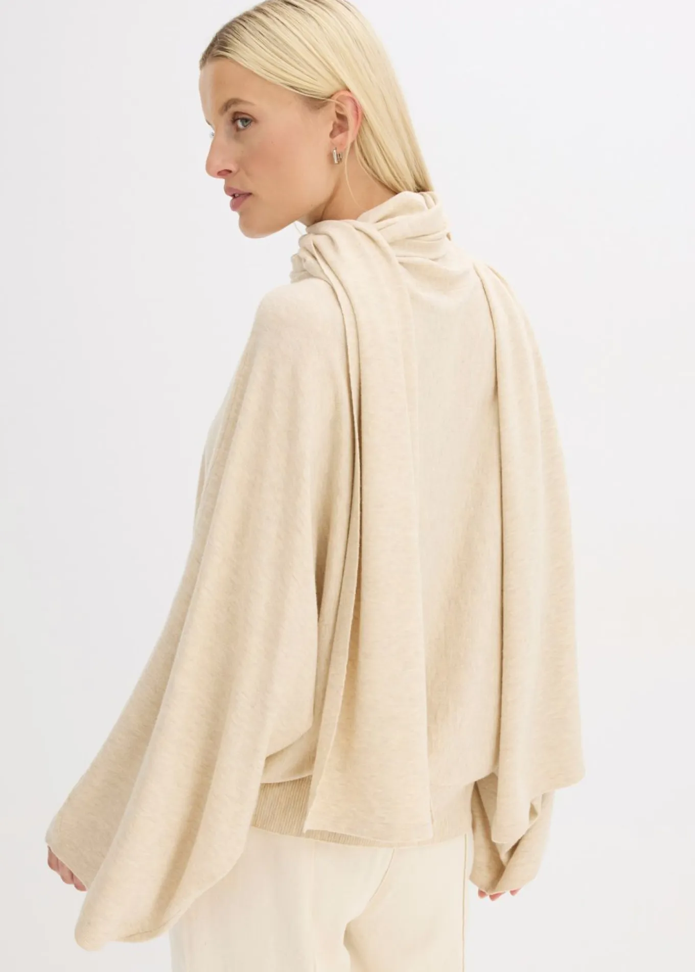 Vestido de punto fino de mezcla de viscosa suave