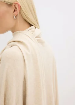 Vestido de punto fino de mezcla de viscosa suave