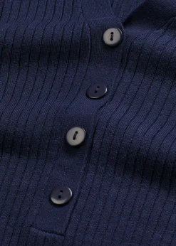 Vestido de punto fino de mezcla de viscosa suave