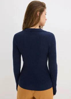 Vestido de punto fino de mezcla de viscosa suave