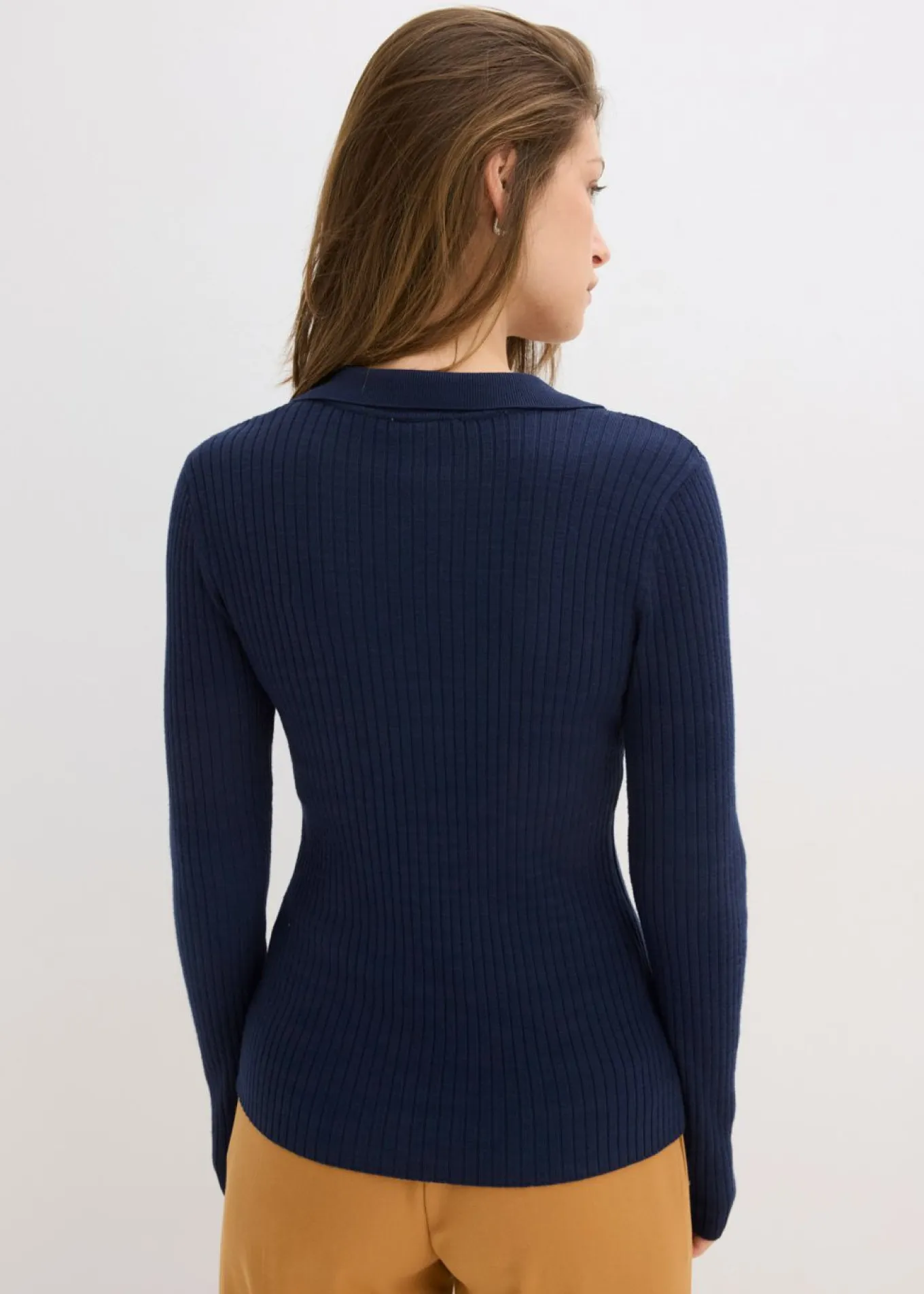 Vestido de punto fino de mezcla de viscosa suave
