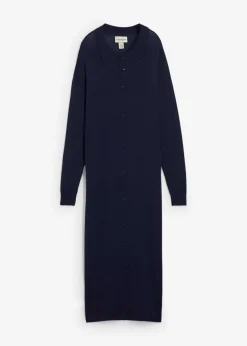Vestido de punto fino de mezcla de viscosa
