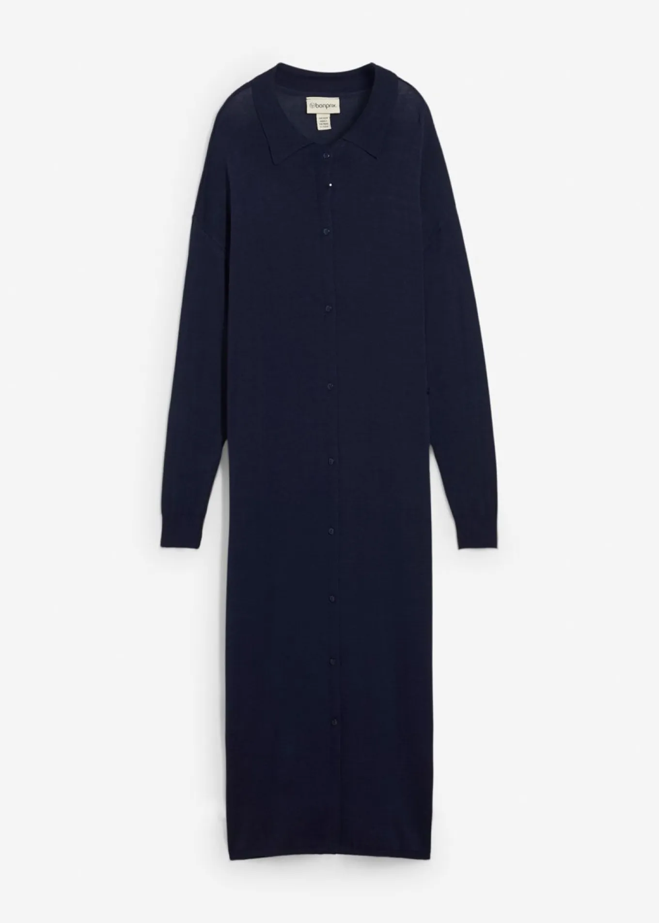 Vestido de punto fino de mezcla de viscosa