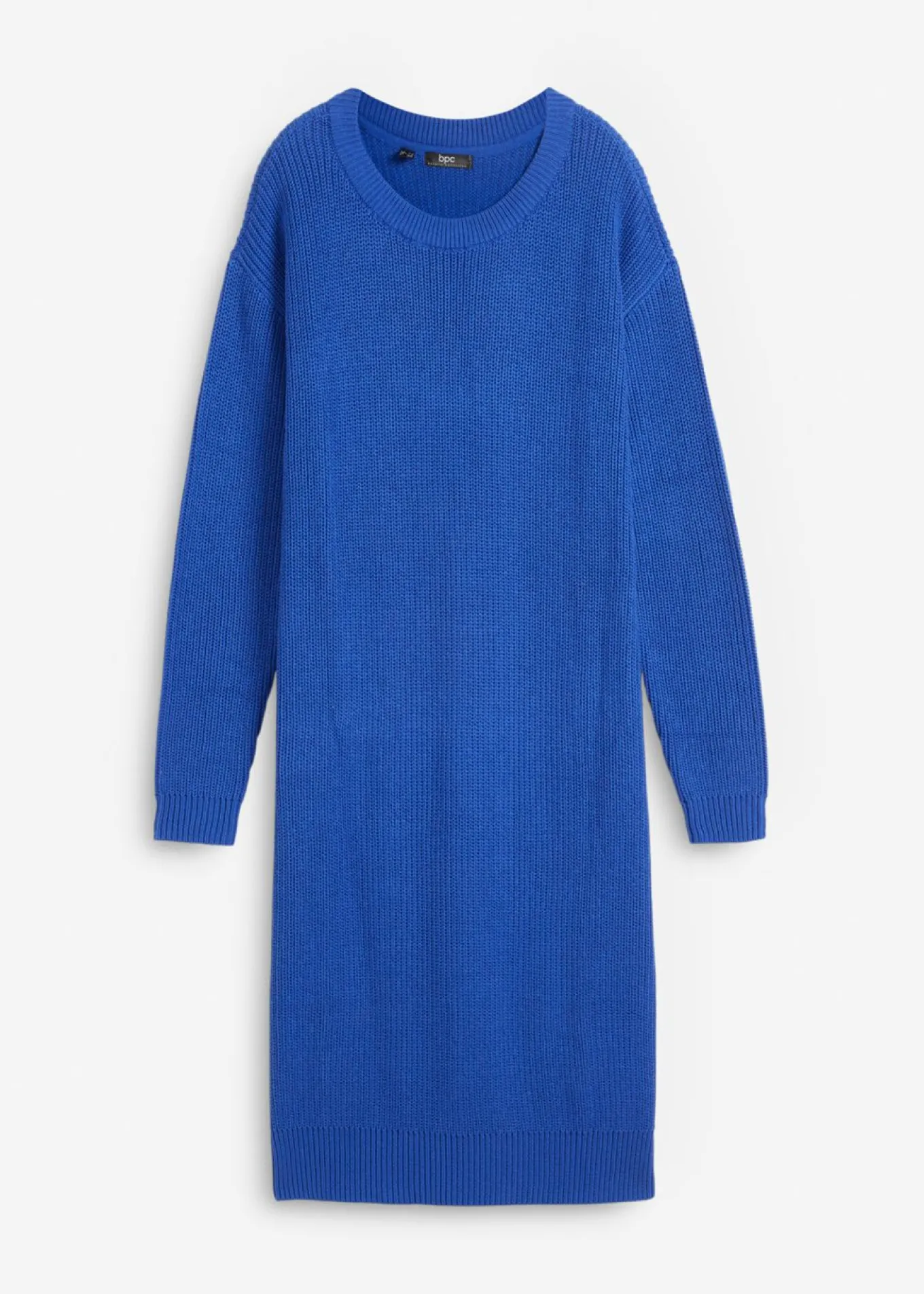 Vestido de punto holgado de canalé