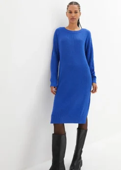 Vestido de punto holgado de canalé