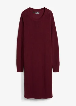 Vestido de punto holgado de canalé