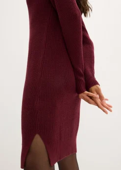 Vestido de punto holgado de canalé