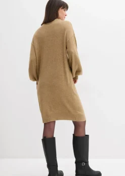 Vestido de punto jaspeado