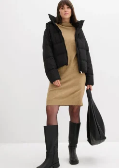 Vestido de punto jaspeado