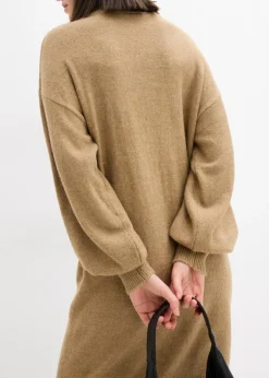 Vestido de punto jaspeado