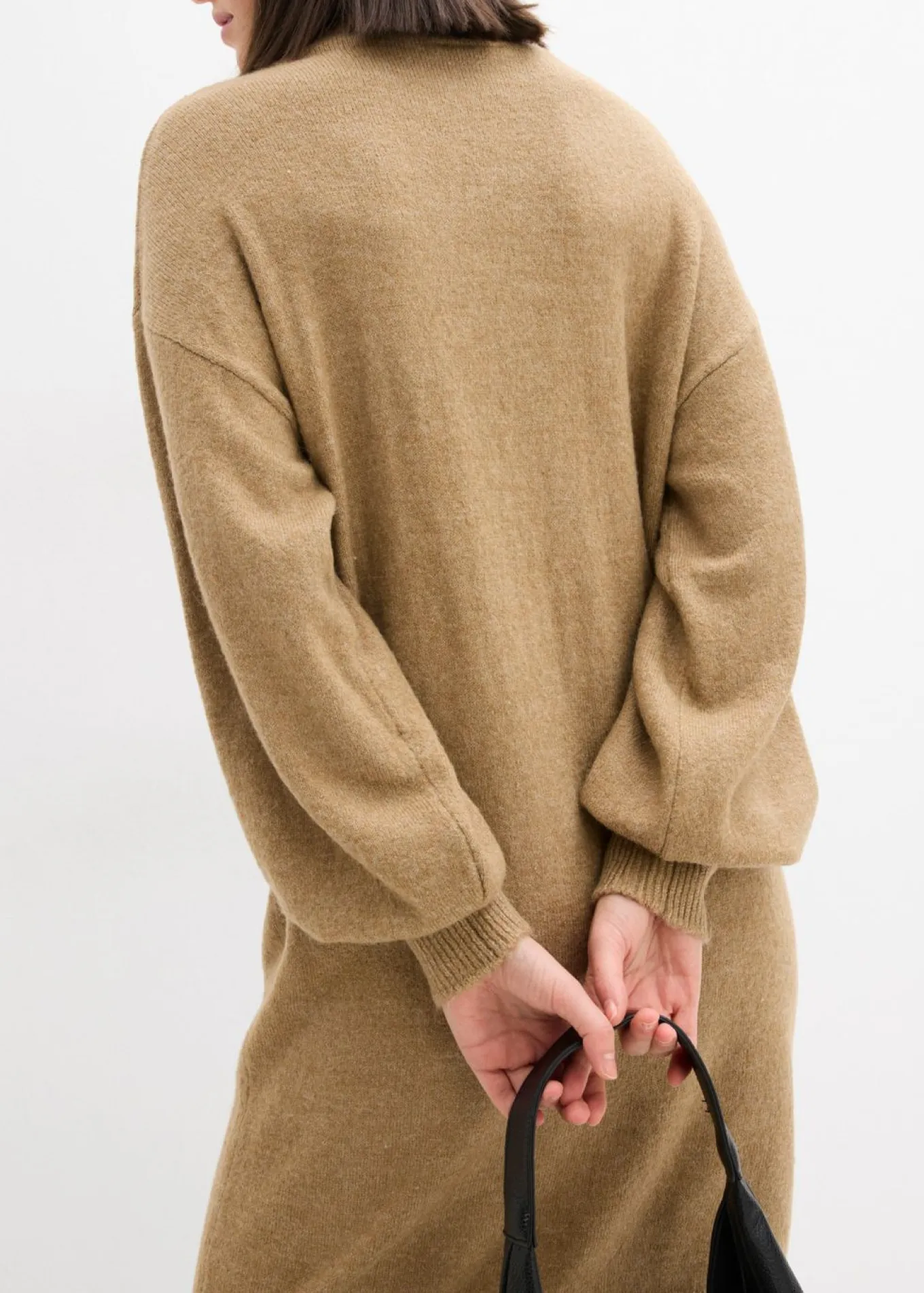 Vestido de punto jaspeado