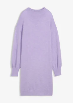 Vestido de punto jaspeado