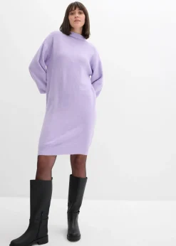 Vestido de punto jaspeado