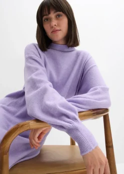 Vestido de punto jaspeado