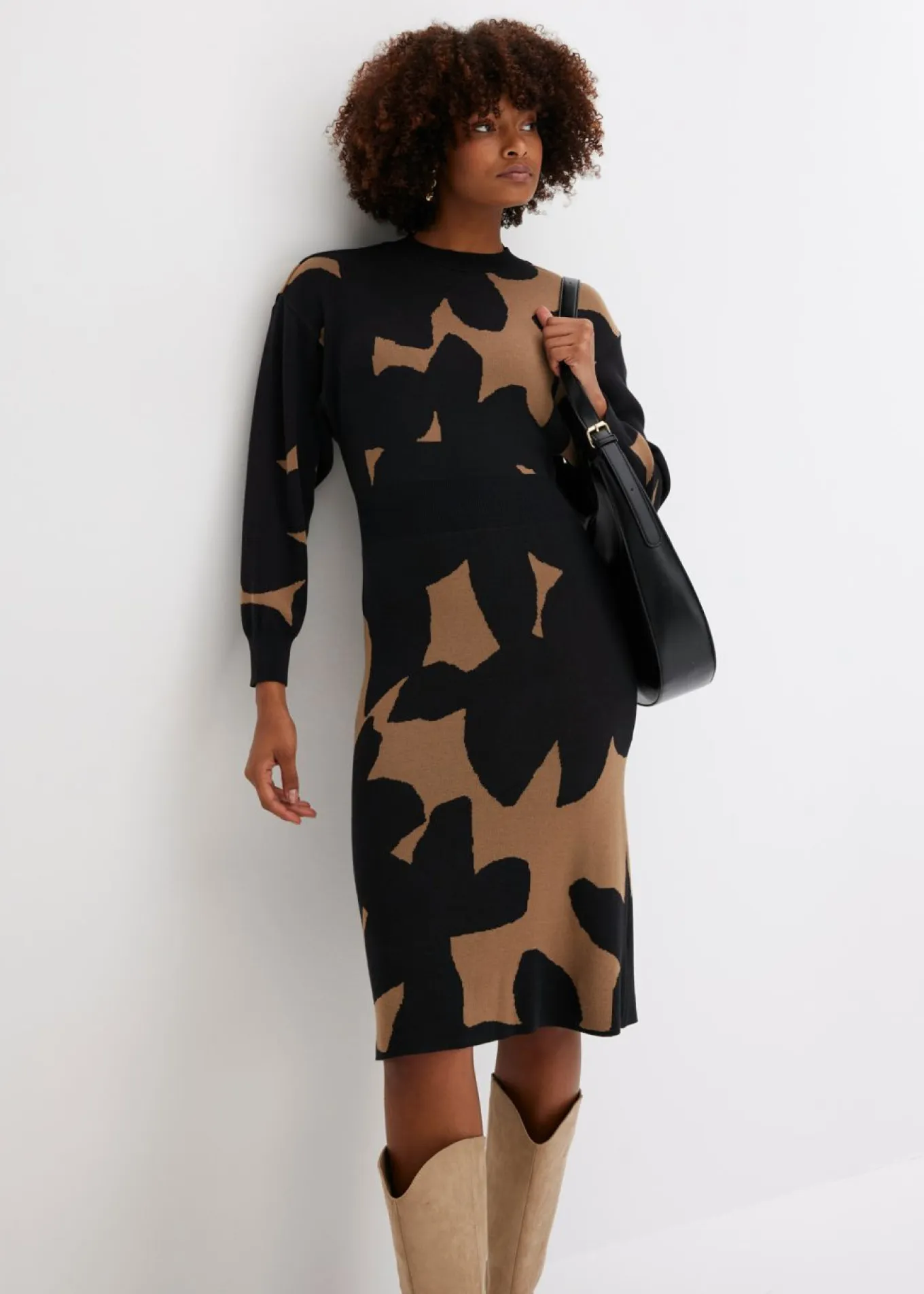 Vestido de punto, midi