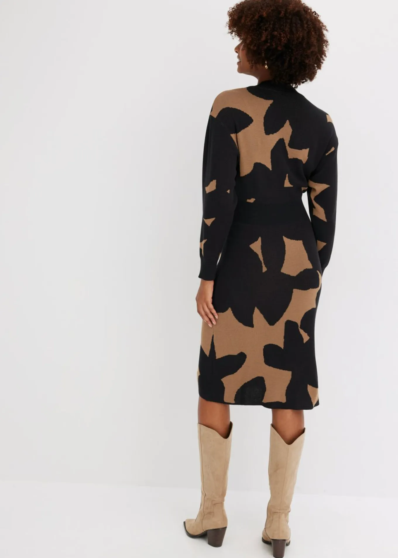 Vestido de punto, midi