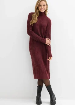 Vestido de punto trenzado