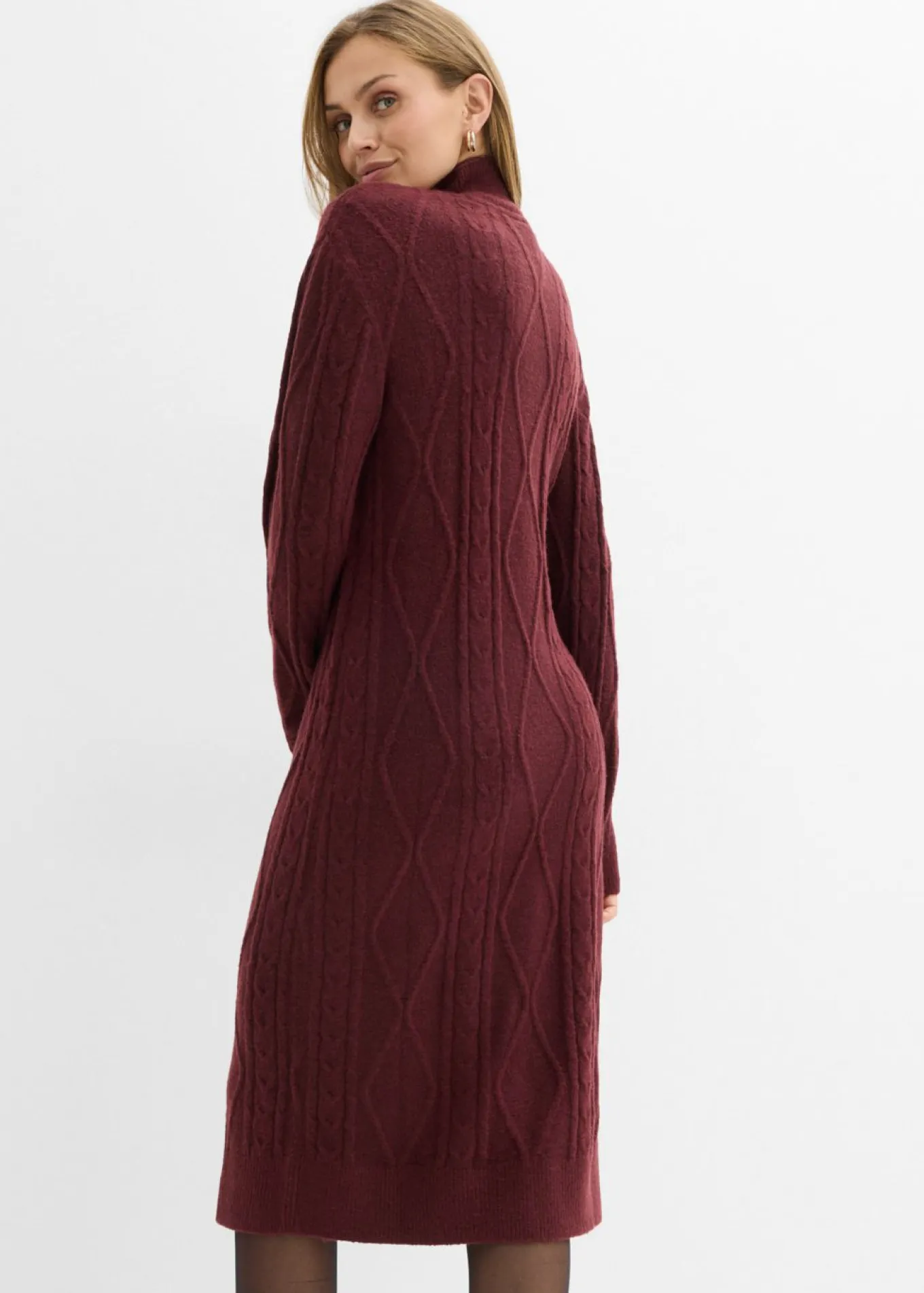 Vestido de punto trenzado