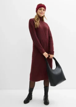 Vestido de punto trenzado