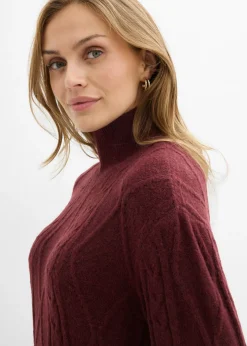 Vestido de punto trenzado