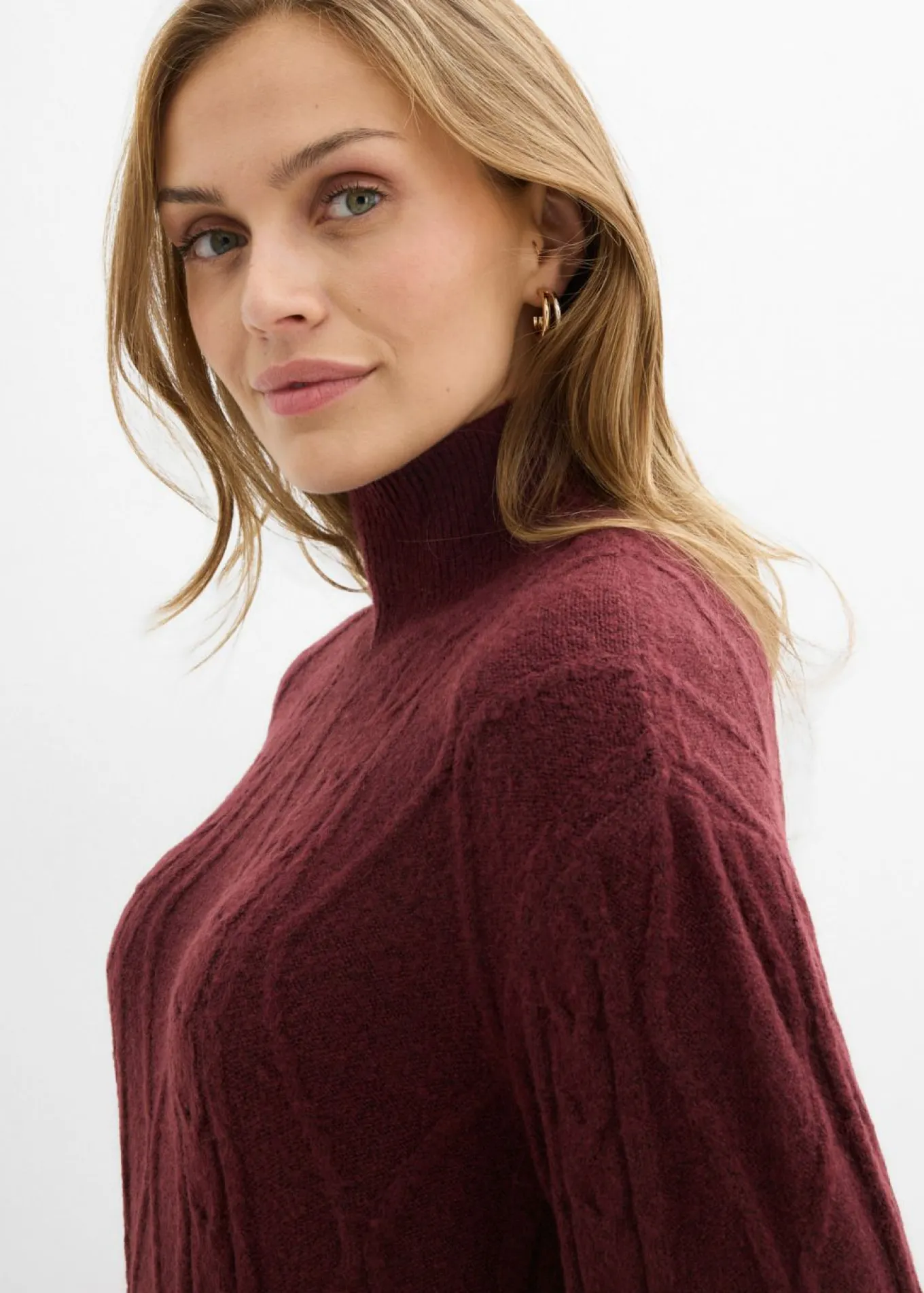 Vestido de punto trenzado