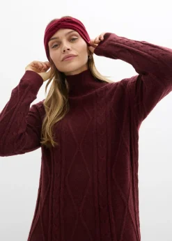 Vestido de punto trenzado